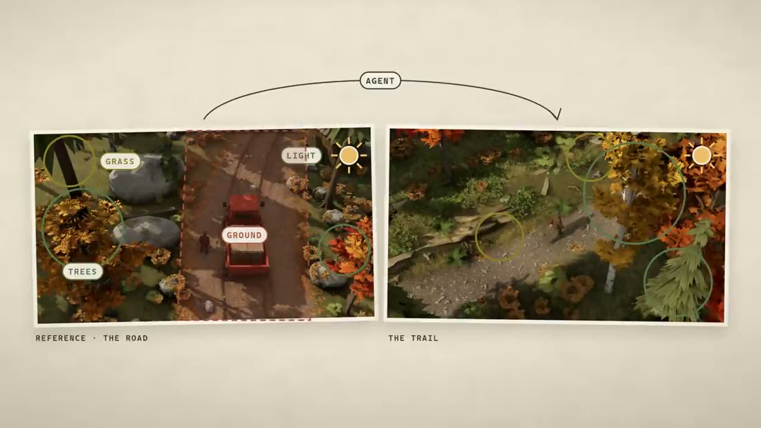 참고 화면의 길을 실제 게임 길로 바꾸는 과정. Can It Code? 영상 3:18.